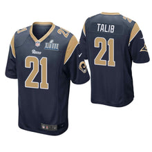 Load image into Gallery viewer, Aqib Talib Los Angeles Rams Super Bowl LIII Game Jersey 2019