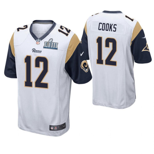 Brandin Cooks Los Angeles Rams Super Bowl LIII Game Jersey 2019