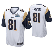Load image into Gallery viewer, Gerald Everett Los Angeles Rams Super Bowl LIII Game Jersey 2019