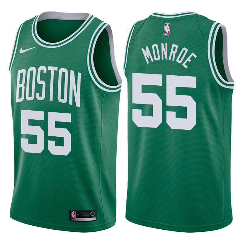 Boston Celtics #55 Greg Monroe Icon Green Swingman Jersey 2019