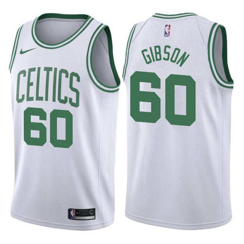 Boston Celtics #60 Jonathan Gibson Association White Swingman Jersey 2019