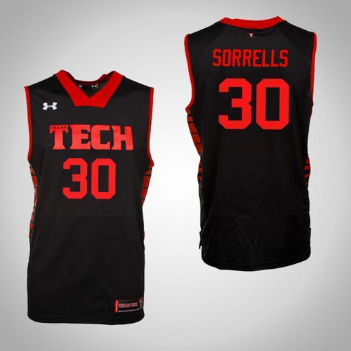 Andrew Sorrells Texas Tech Red Raiders Basketball Jersey 2019