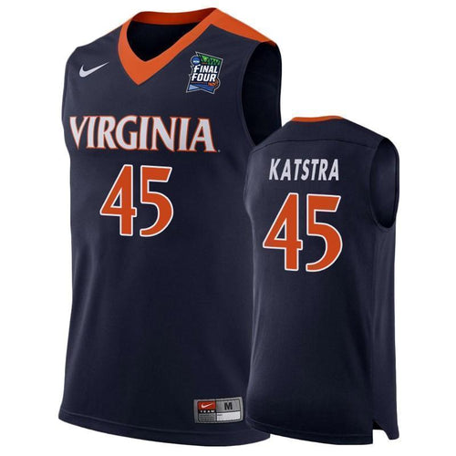 Austin Katstra Virginia Cavaliers 2019 Final Four Basketball Jersey 2019 - Navy