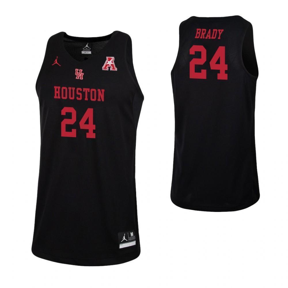 Breaon Brady Houston Cougars Basketball Jersey 2019 - Black