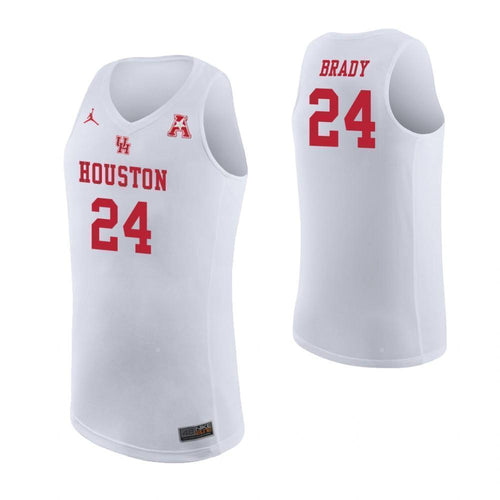 Breaon Brady Houston Cougars Basketball Jersey 2019 - White