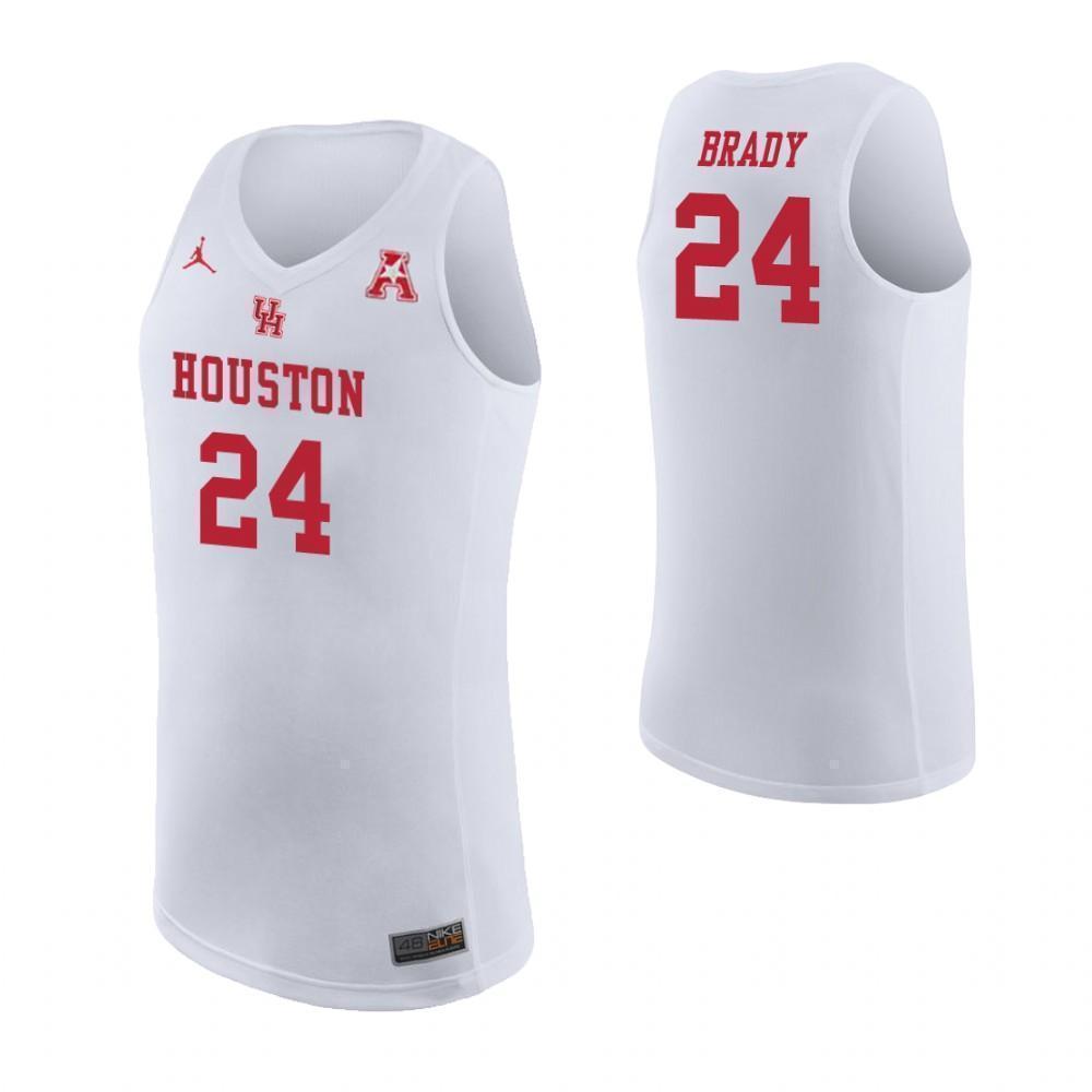 Breaon Brady Houston Cougars Basketball Jersey 2019 - White