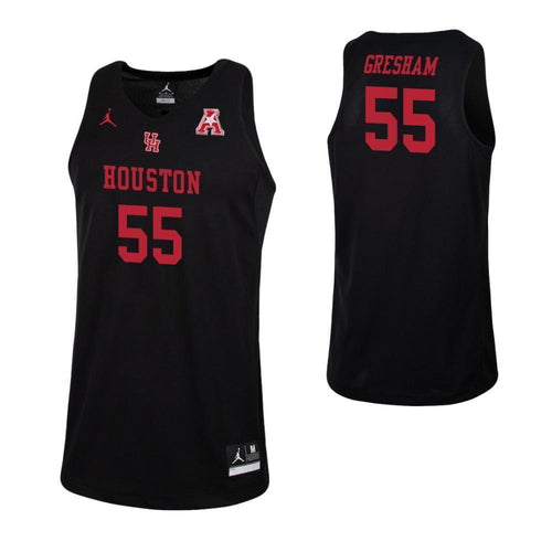 Brison Gresham Houston Cougars Basketball Jersey 2019 - Black