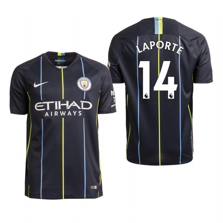 Aymeric Laporte Manchester City Away Jersey 2019