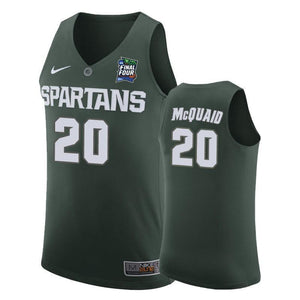 Matt McQuaid Michigan State Spartans 2019 Final Four Basketball Jersey 2019 - Green