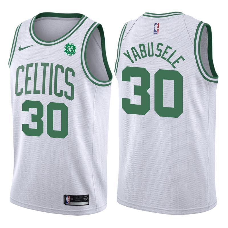 Boston Celtics #30 Guerschon Yabusele Association White Swingman Jersey 2019