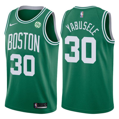 Boston Celtics #30 Guerschon Yabusele Icon Green Swingman Jersey 2019