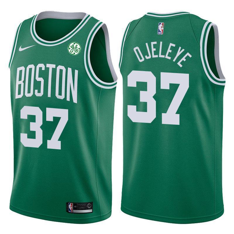 Boston Celtics #37 Semi Ojeleye Icon Green Swingman Jersey 2019