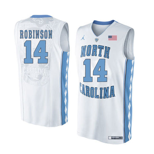 Brandon Robinson North Carolina Basketball Jersey 2019-White