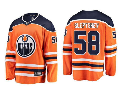 Anton Slepyshev Edmonton Oilers Player Swingman Jersey 2019