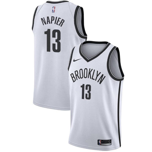 Brooklyn Nets #13 Shabazz Napier Association White Swingman Jersey 2019