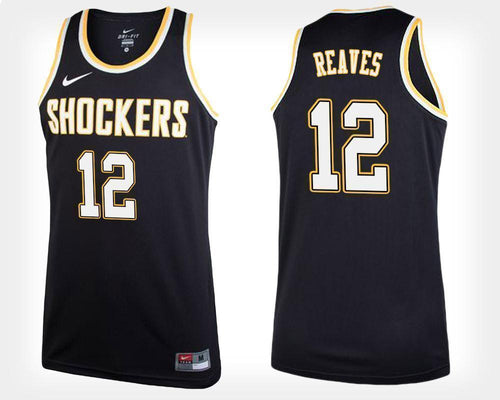 Austin Reaves Wichita State Shockers Basketball Jersey 2019-Black