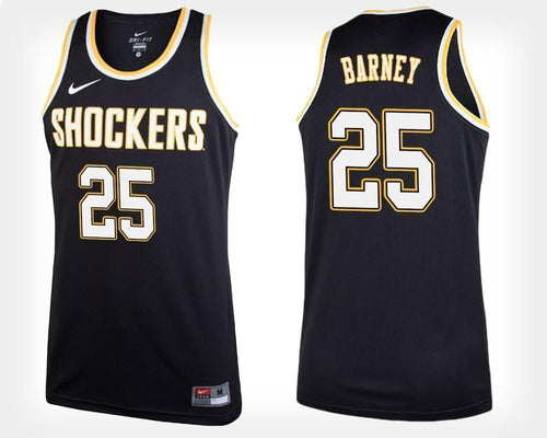Brett Barney Wichita State Shockers Basketball Jersey 2019-Black