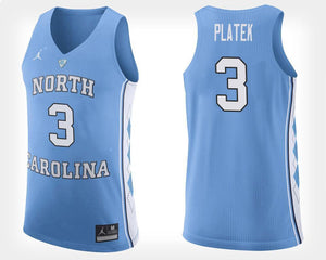 Andrew Platek North Carolina Basketball Jersey 2019 - Light Blue