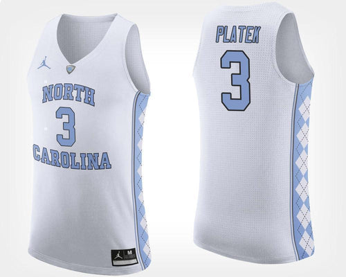 Andrew Platek North Carolina Basketball Jersey 2019 - White