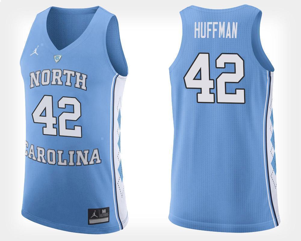 Brandon Huffman North Carolina Basketball Jersey 2019 - Light Blue