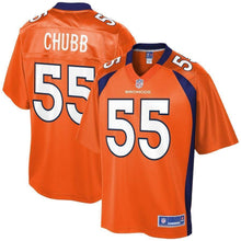 Load image into Gallery viewer, Bradley Chubb Denver Broncos 2018 Draft First Round Pick Game Jersey 2019
