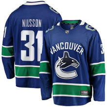 Load image into Gallery viewer, Anders Nilsson Vancouver Canucks Player Swingman Jersey 2019