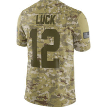 Load image into Gallery viewer, Andrew Luck Indianapolis Colts Game Jersey 2019 Camo