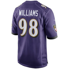 Load image into Gallery viewer, Brandon Williams Baltimore Ravens Game Jersey 2019