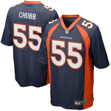 Load image into Gallery viewer, Bradley Chubb Denver Broncos 2018 Draft First Round Pick Game Jersey 2019