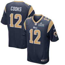 Load image into Gallery viewer, Brandin Cooks Los Angeles Rams Super Bowl LIII Game Jersey 2019