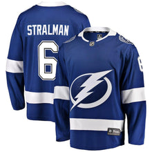 Load image into Gallery viewer, Anton Stralman Tampa Bay Lightnings Player Swingman Jersey 2019