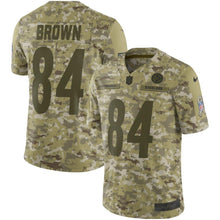 Load image into Gallery viewer, Antonio Brown Pittsburgh Steelers Game Jersey 2019 Camo