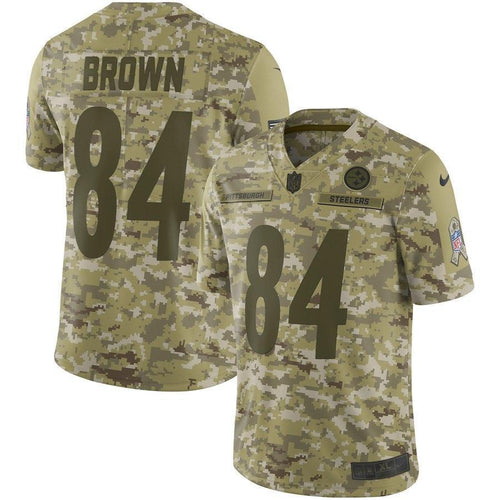 Antonio Brown Pittsburgh Steelers Game Jersey 2019 Camo