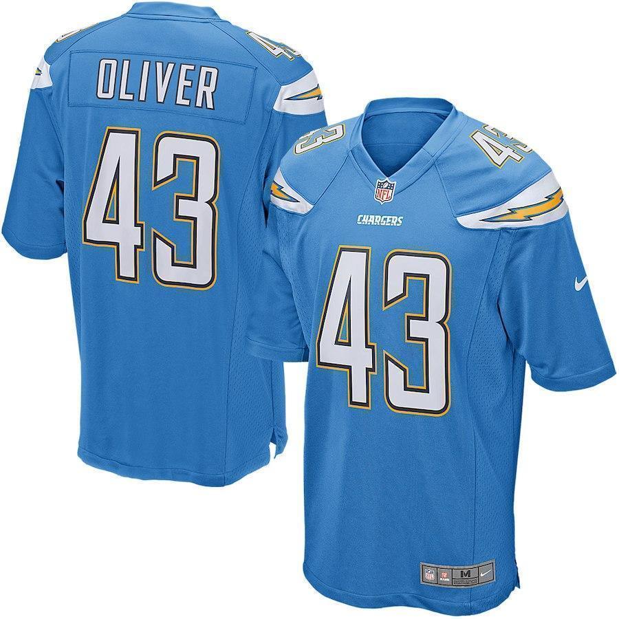 Branden Oliver Los Angeles Chargers Game Jersey 2019