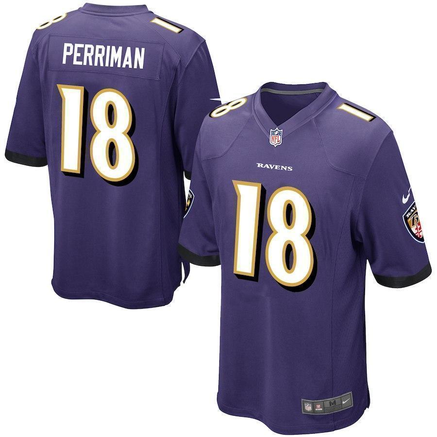 Breshad Perriman Baltimore Ravens Game Jersey 2019