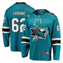 Load image into Gallery viewer, Kevin Labanc San Jose Sharks Player Swingman Jersey 2019