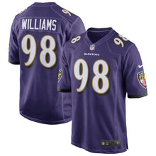 Load image into Gallery viewer, Brandon Williams Baltimore Ravens Game Jersey 2019