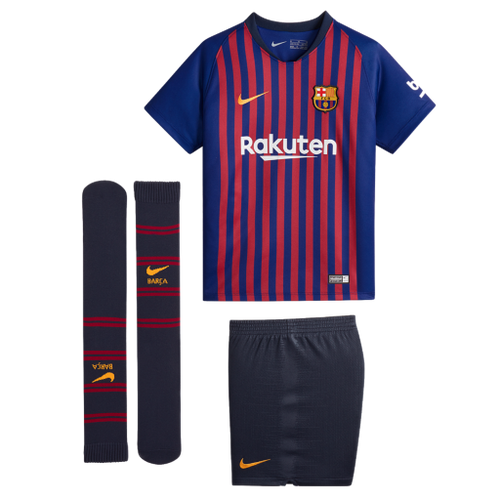 Barcelona Home Kids Football Kit