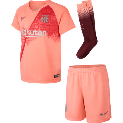 Barcelona Third Kids Football Kit